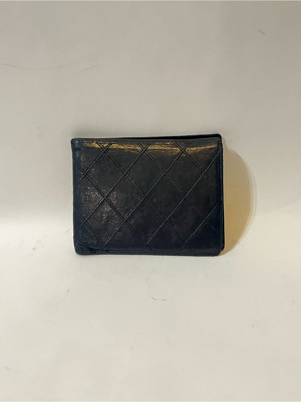 Vintage Chanel Diamond Quilted Lambskin Bifold Wallet 🇫🇷